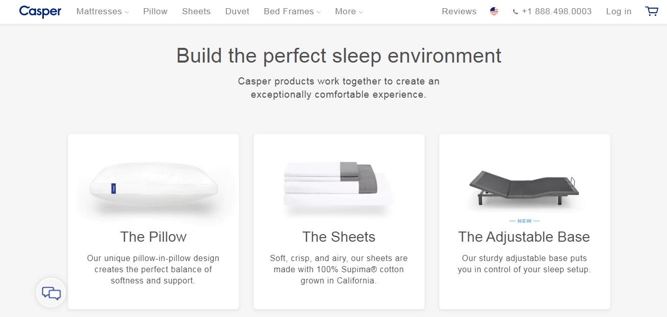 Casper Product Page