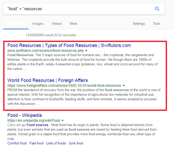 Hafiz Muhammad Ali-SEO Link Building Food